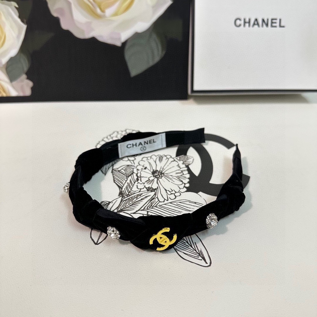 配专柜包装Chanel香奈儿最新丝绒发箍小仙女入手特殊材质不嘞头可盐可甜