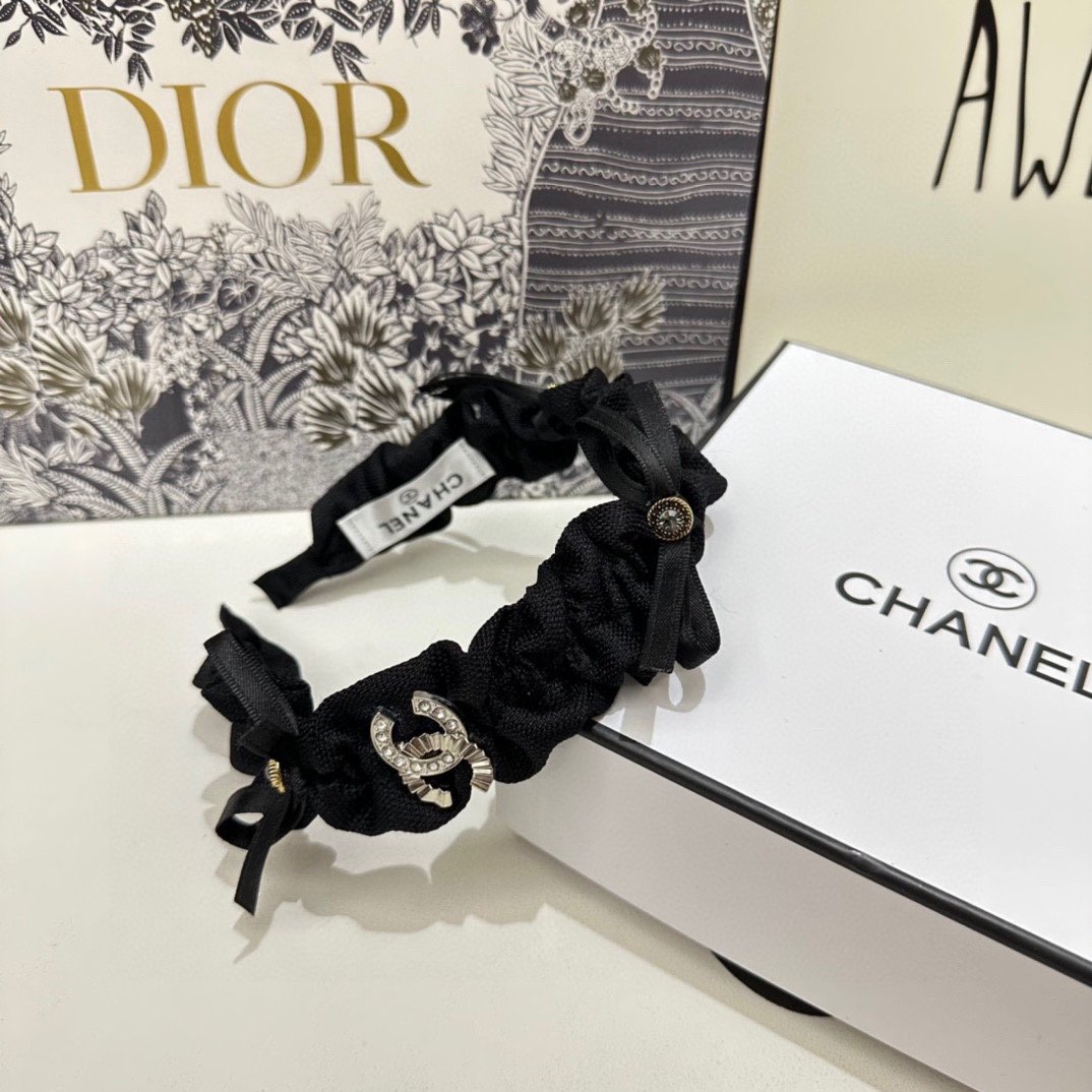 配专柜包装Chanel香奈儿最新高奢发箍小仙女入手特殊材质不嘞头可盐可甜