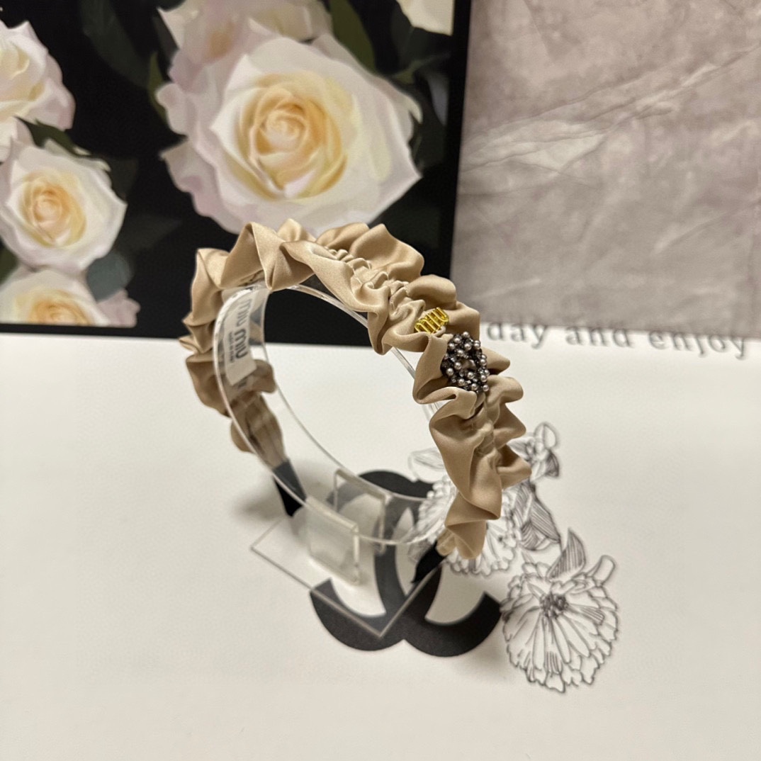 NO:279834,Specially equipped with counter packaging MiuMiu (Miao Miu) latest wrinkled hairband, fairy, quick to buy, special material, no head, salt or sweet~ hair accessories, hairpins, miumiu, hairpins19860909特 配专柜包装 MiuMiu（缪缪）最新褶皱发箍 小仙女快入手 特殊材质 不嘞头 可盐可甜～发饰,发夹,miumiu,hairpins,accessory