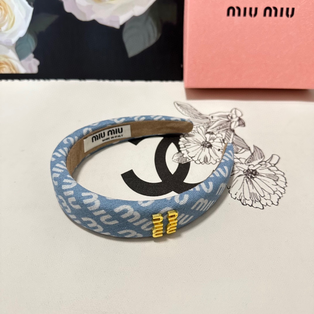 配专柜包装MIUMIU缪缪最新发箍小仙女快入手特殊材质不嘞头可盐可甜