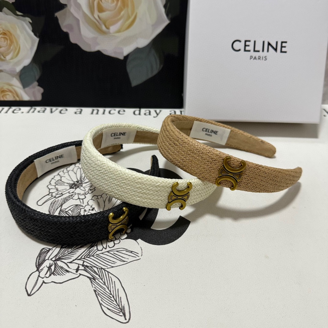 配专柜包装Celine赛琳最新发箍小仙女快入手特殊材质不嘞头可盐可甜