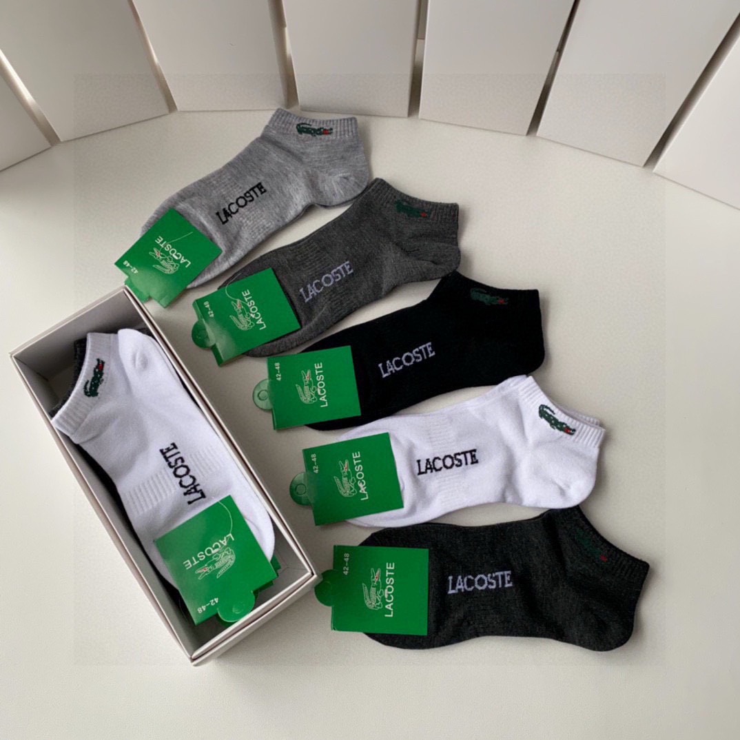 Alligator’s New Classic Short-Term Stockings Packaging: Box of 5 Pairs with Synchronous Stockings and Big Card - 图片 5