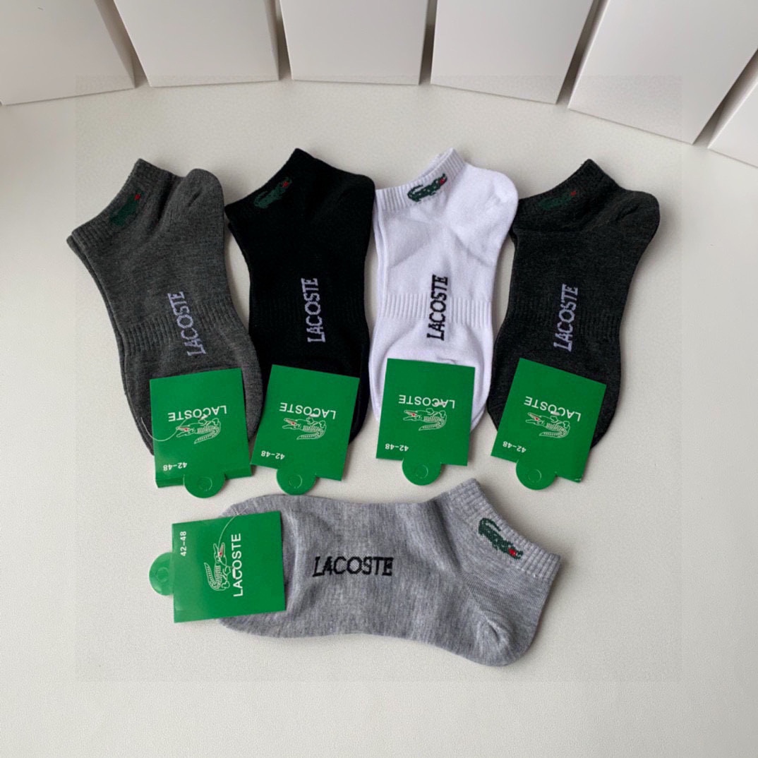 Alligator’s New Classic Short-Term Stockings Packaging: Box of 5 Pairs with Synchronous Stockings and Big Card - 图片 2