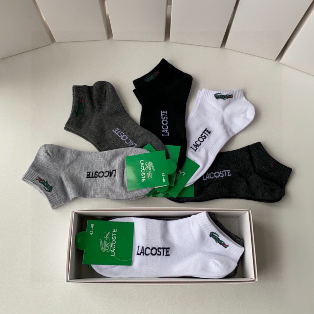 Alligator’s New Classic Short-Term Stockings Packaging: Box of 5 Pairs with Synchronous Stockings and Big Card - 图片 7