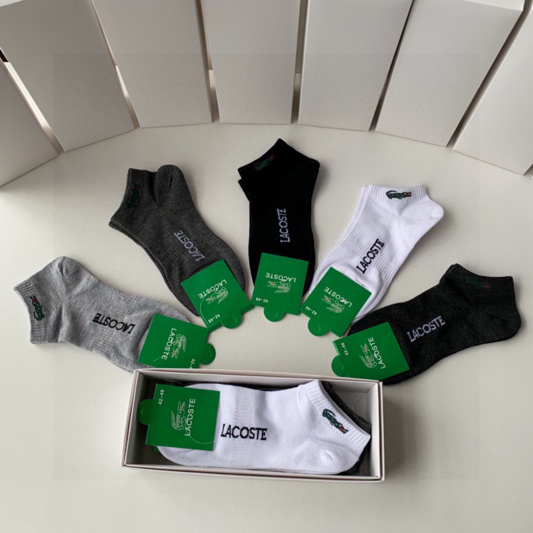Alligator’s New Classic Short-Term Stockings Packaging: Box of 5 Pairs with Synchronous Stockings and Big Card - 图片 8