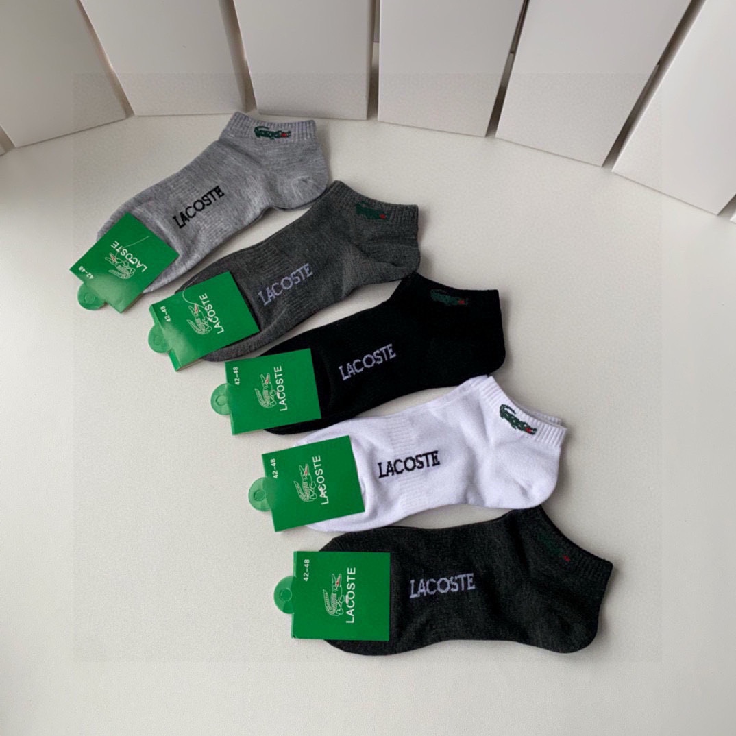 Alligator’s New Classic Short-Term Stockings Packaging: Box of 5 Pairs with Synchronous Stockings and Big Card - 图片 4