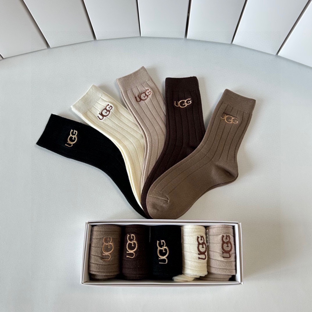 Stylish TP105 Cabinet Packaging for UGG Cashmere Stockings Set with Synchronous Design - 图片 7