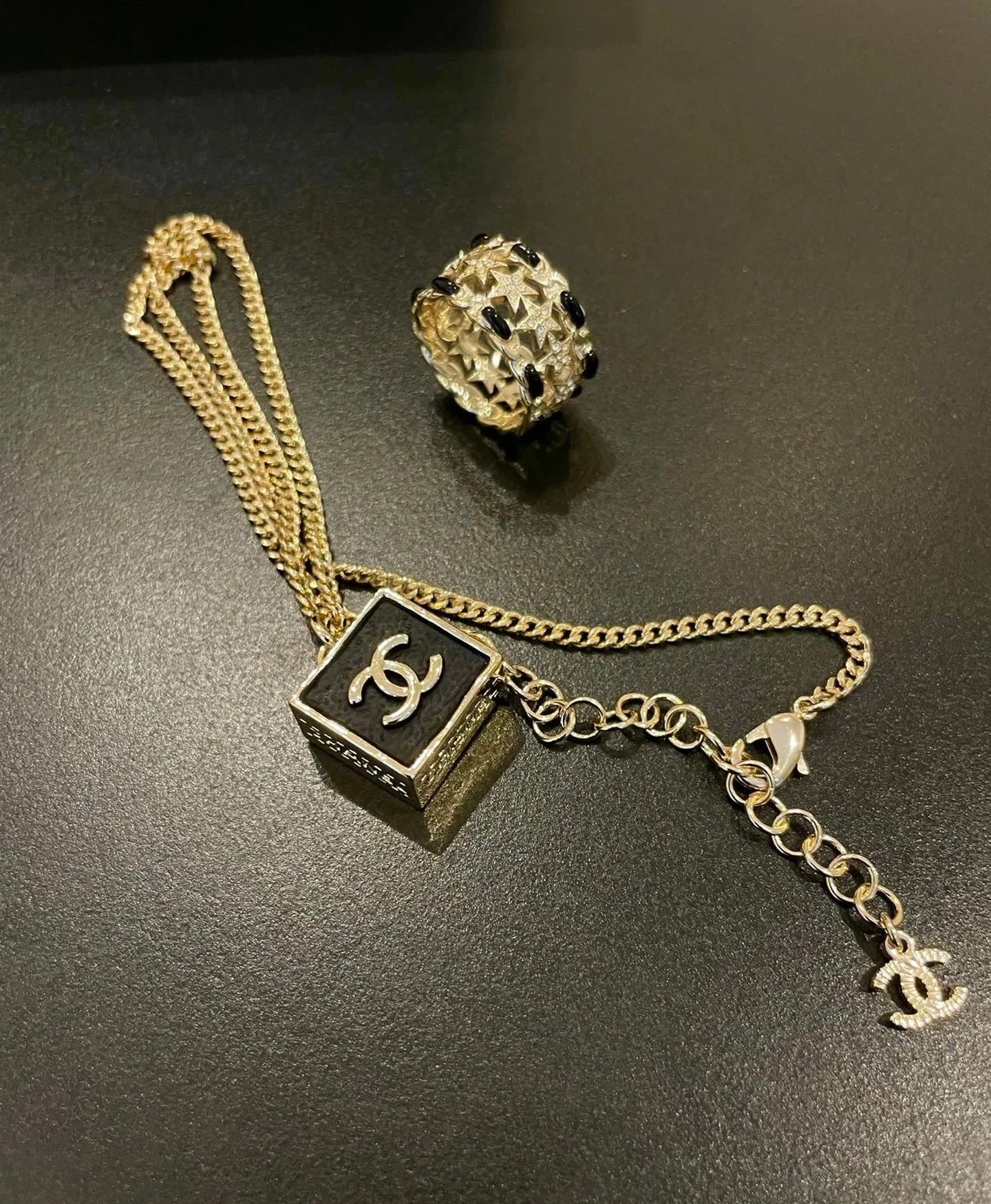 香奶奶中古方块项链🧧💰秒杀包邮全套包装 3