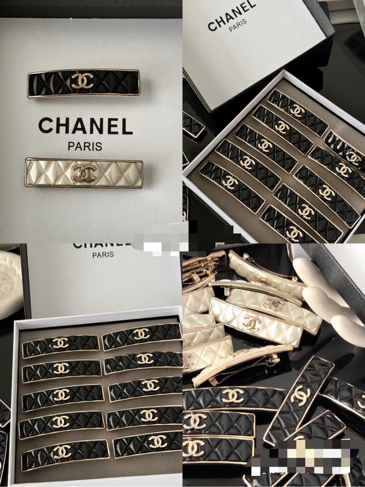 Chanel Accessori per Capelli Molletta per Capelli Resina