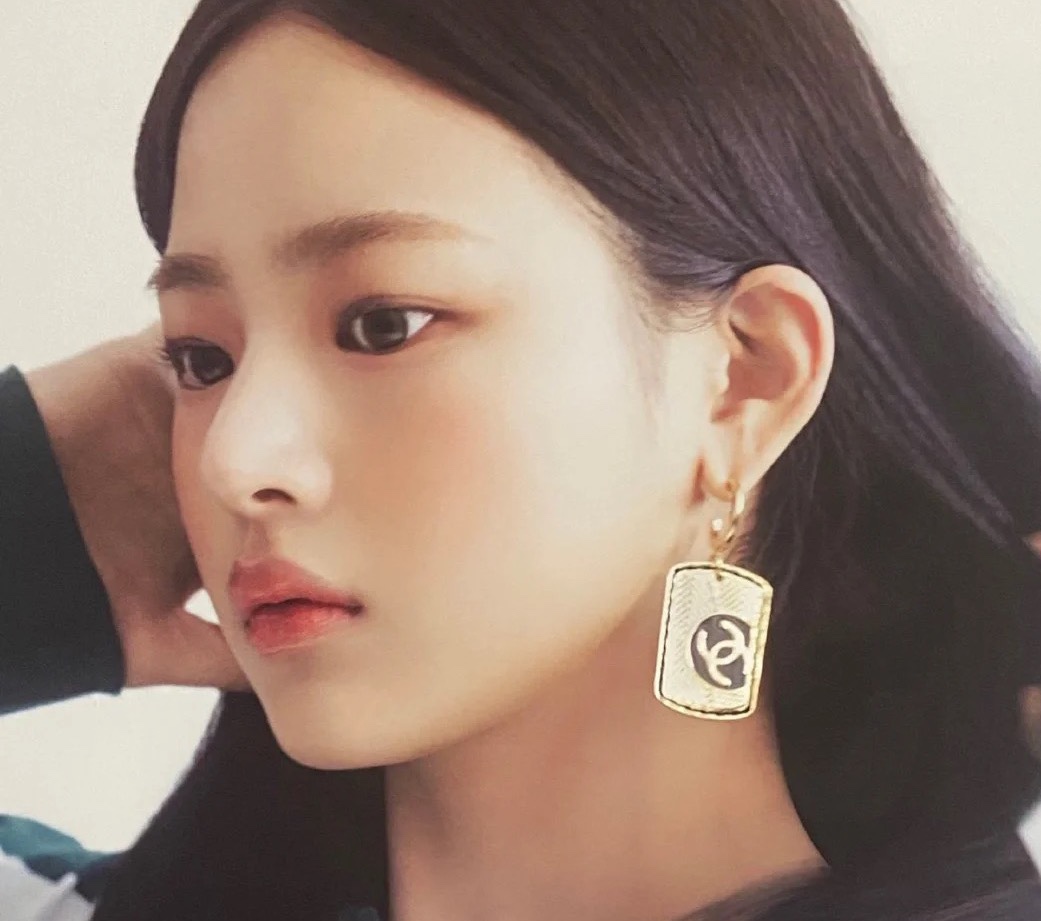 CHANEL中古款牌牌大耳环绝美又酷飒的一款大女主耳环，😍😍😍