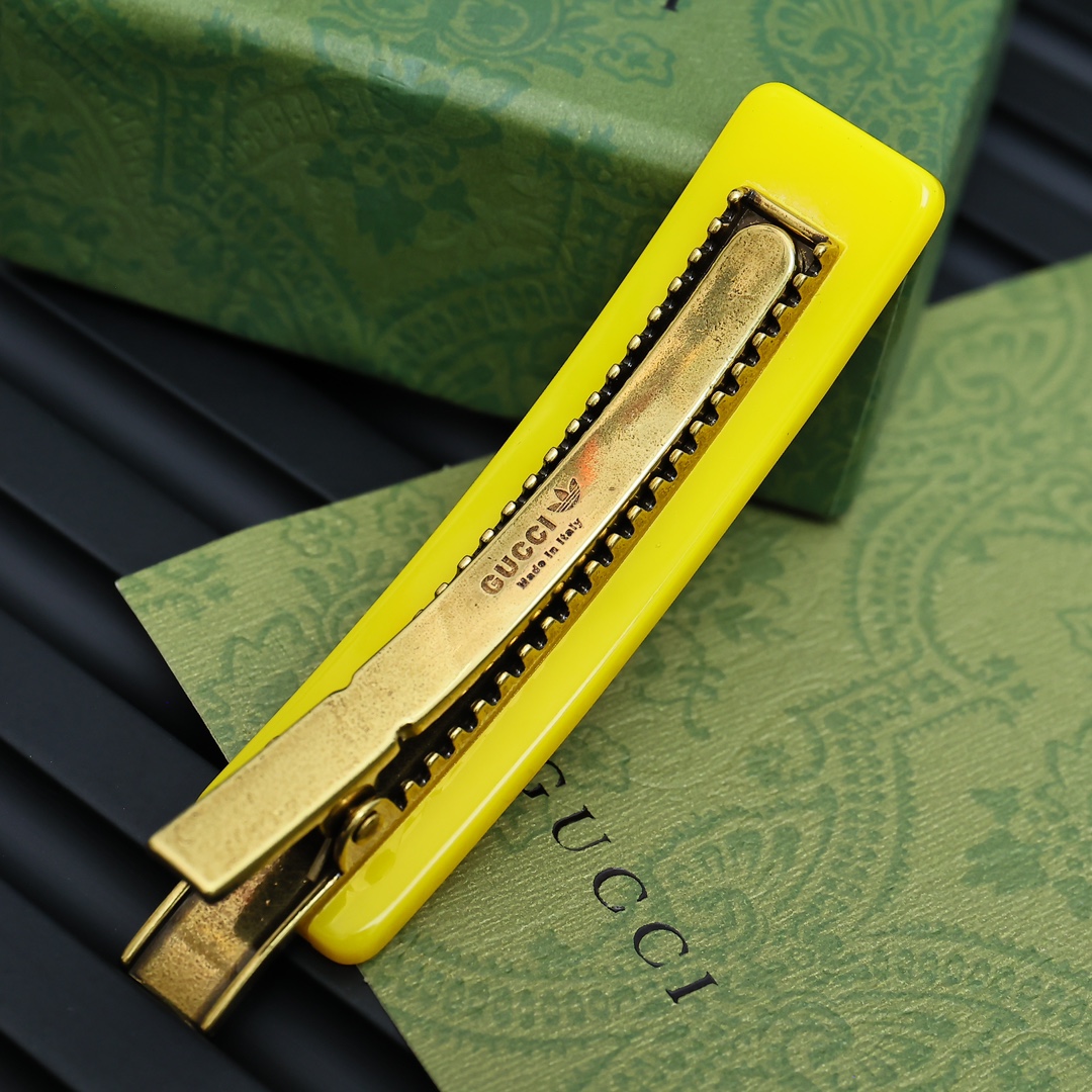 “200 Gucci Brass Base Electroplated Hairpin for Daily & Party Wear” - 图片 3