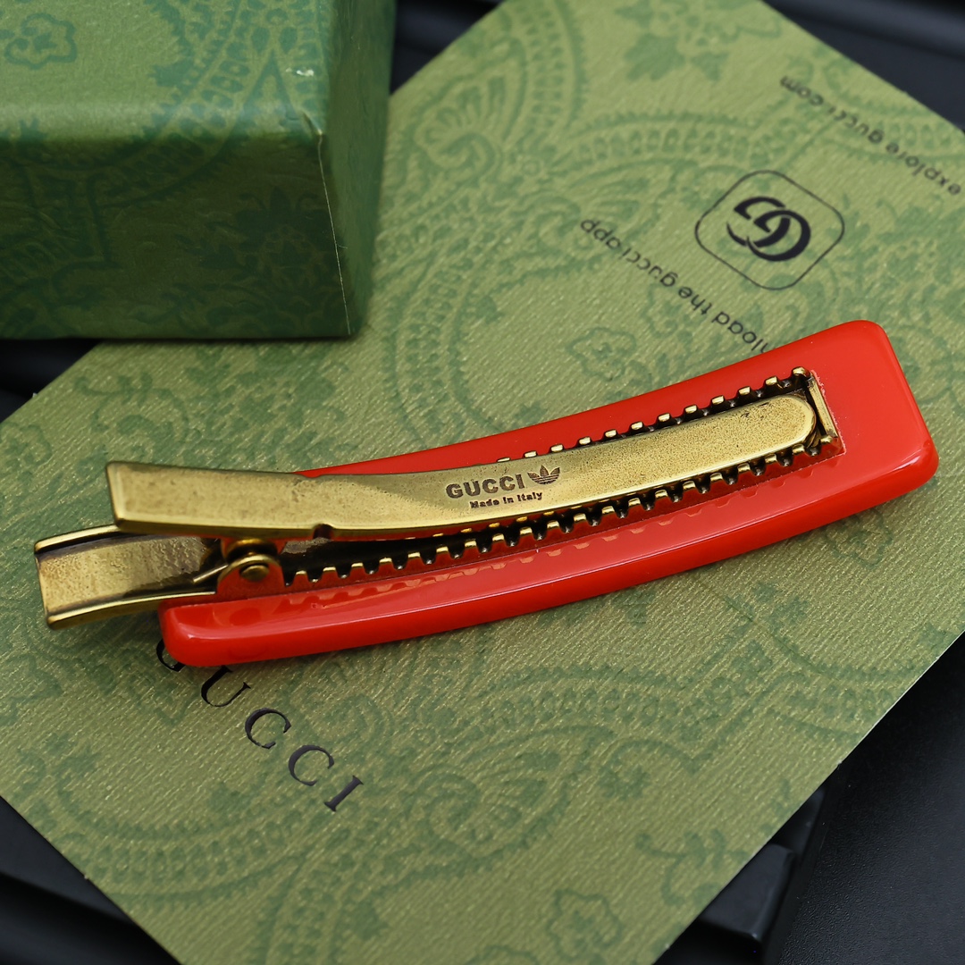 “200 Gucci Brass Base Electroplated Hairpin for Daily & Party Wear” - 图片 5
