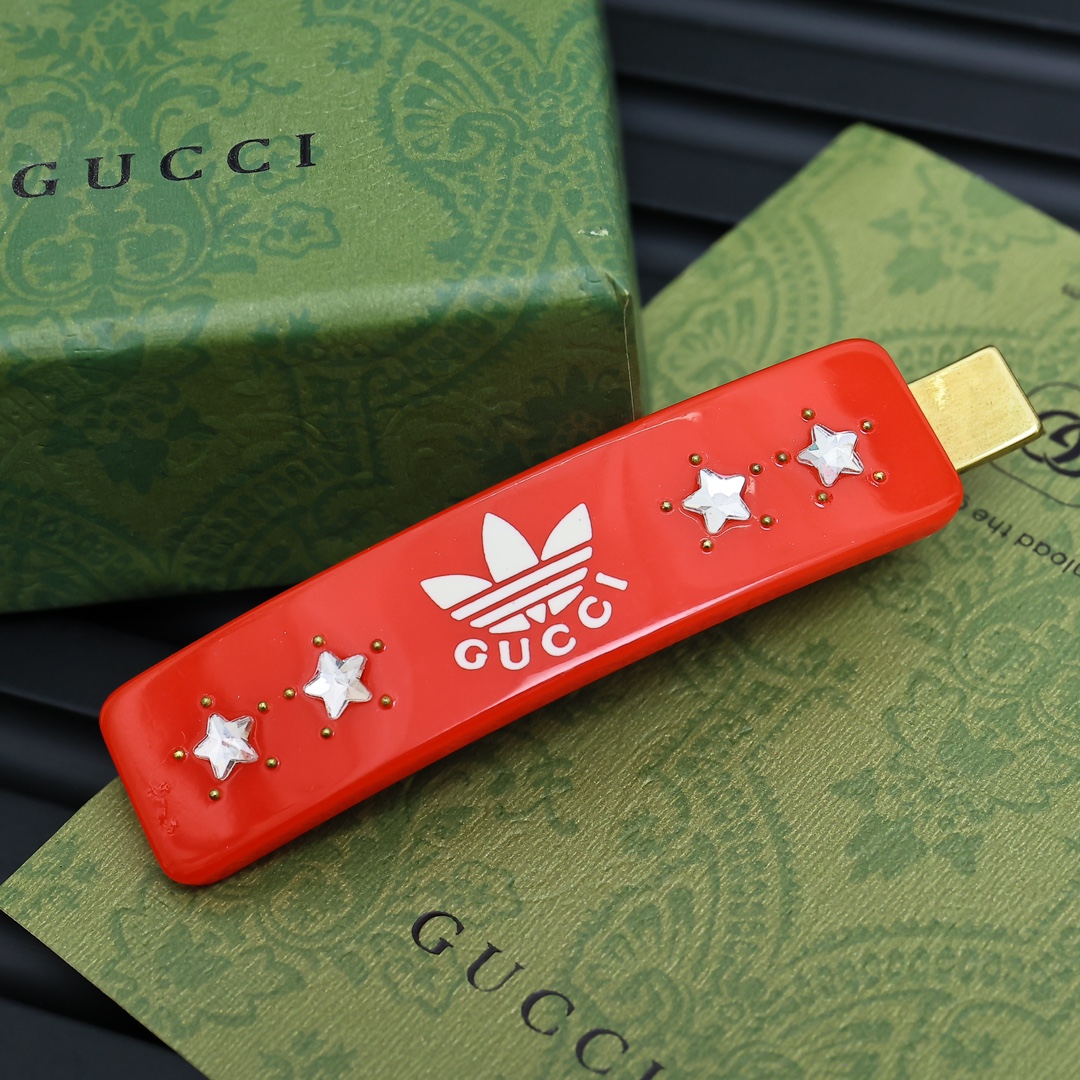 “200 Gucci Brass Base Electroplated Hairpin for Daily & Party Wear” - 图片 4