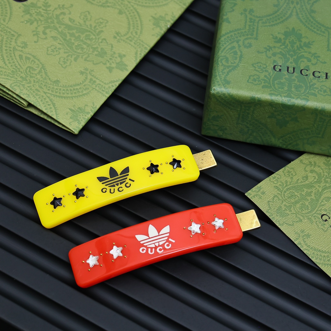 “200 Gucci Brass Base Electroplated Hairpin for Daily & Party Wear” - 图片 1