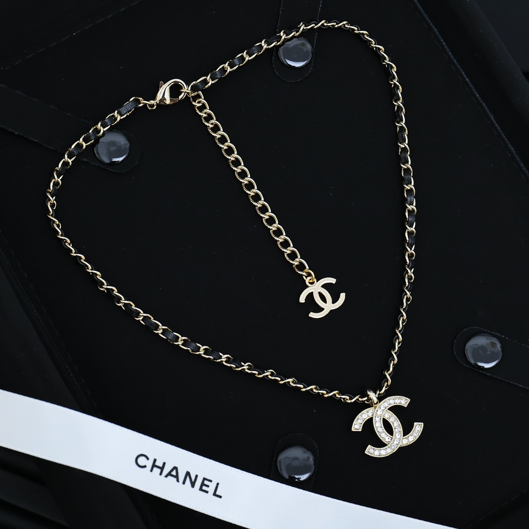 Chanel Jewelry Necklaces & Pendants Weave Vintage Casual