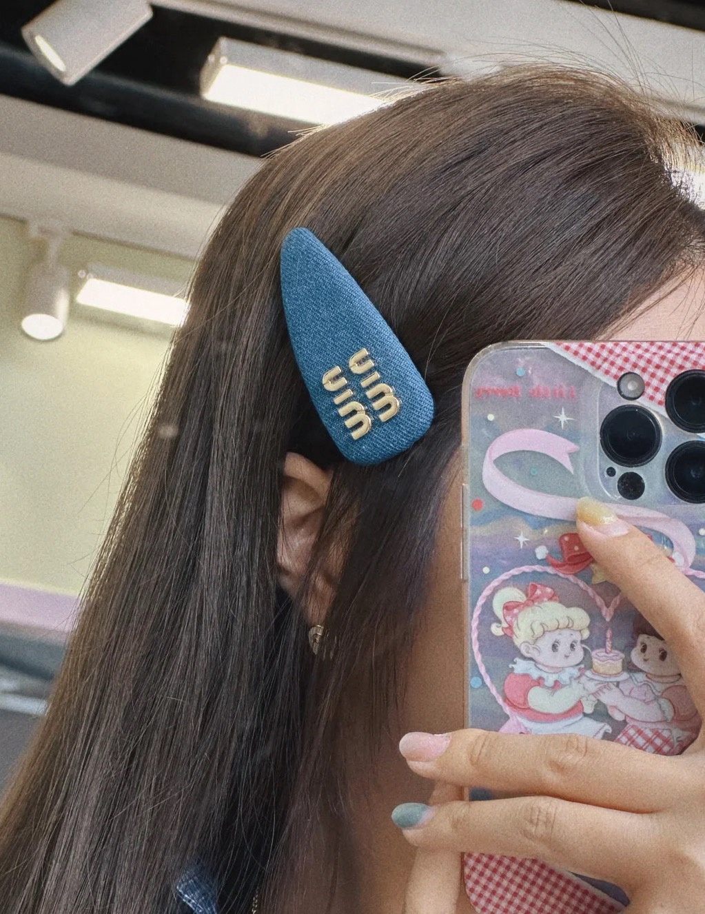 Miu Miu miumiu。糖果色面包发夹