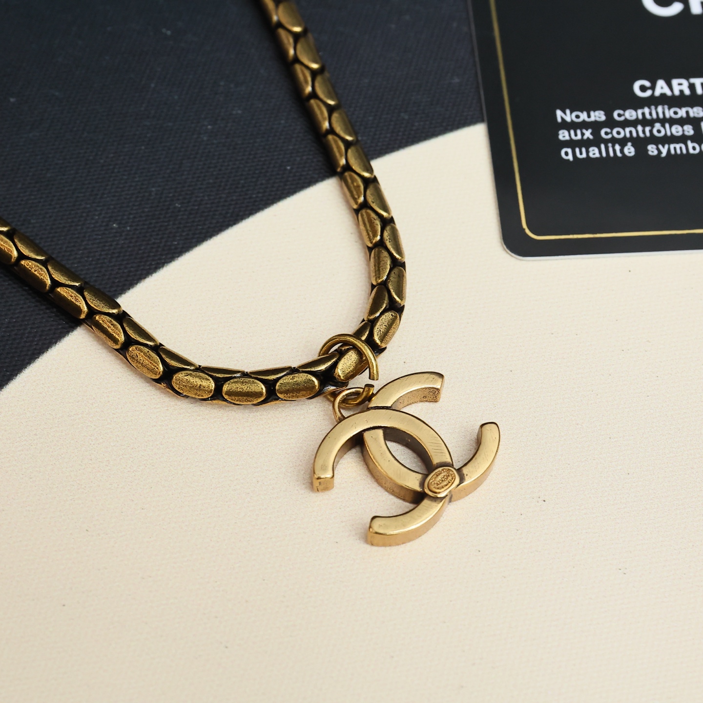 Chanel ChanlVintage系列双C项链