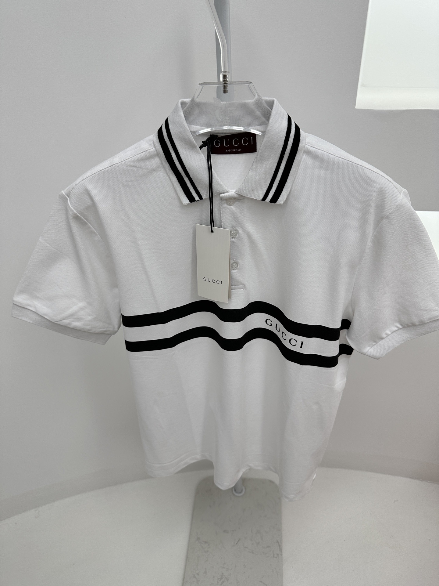 0406A春夏新款网眼珠地棉布撞色翻领短Tee,男女同款印花休闲短袖Polo衫!贸易公司渠道稀出,同步官