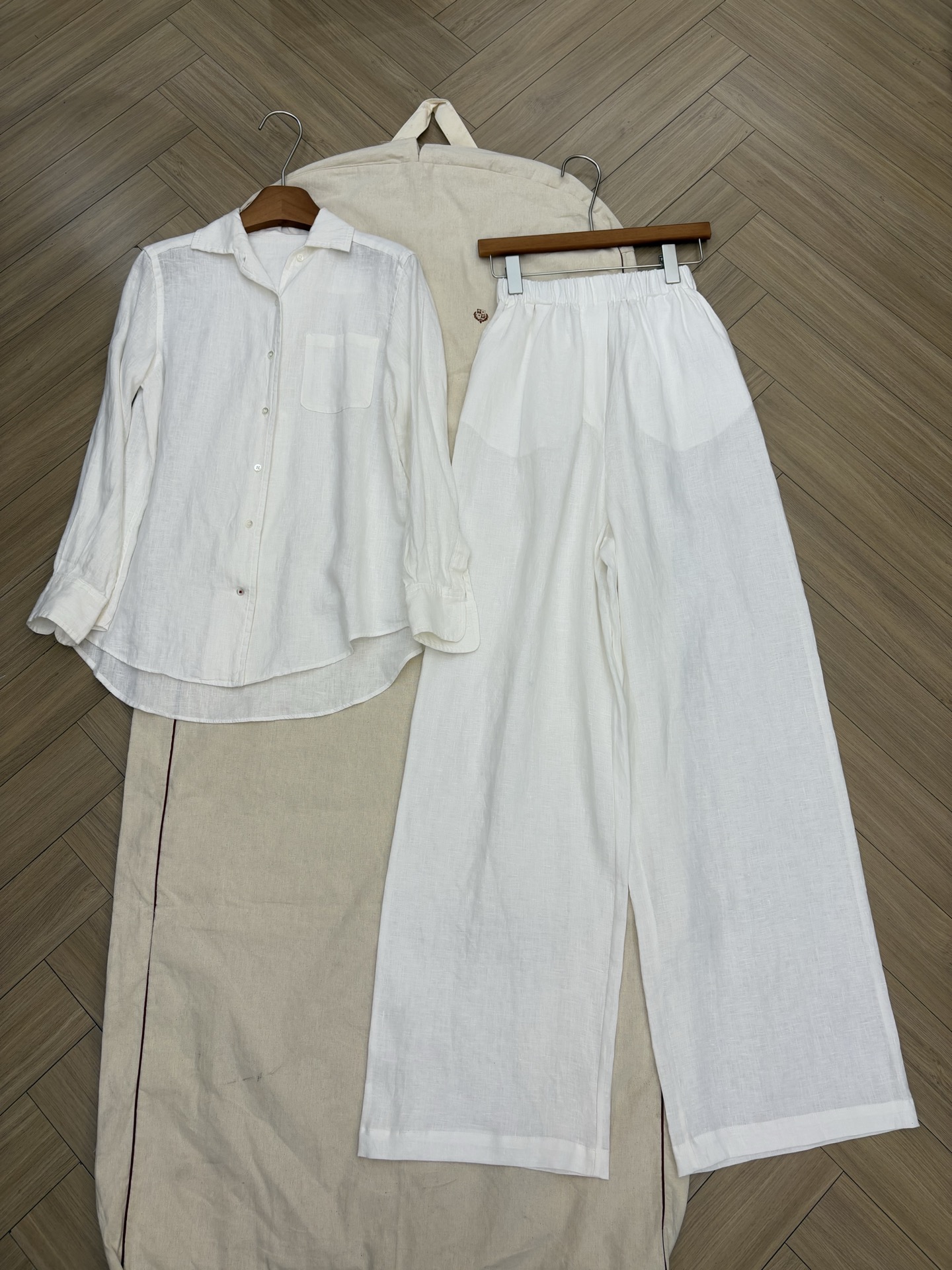 NO:468068,L linen set size 36 38 40, loro piano, alexander wang19860909L亚麻套装 尺码36 38 40,,loro piana,alexander wang,Women's clothing