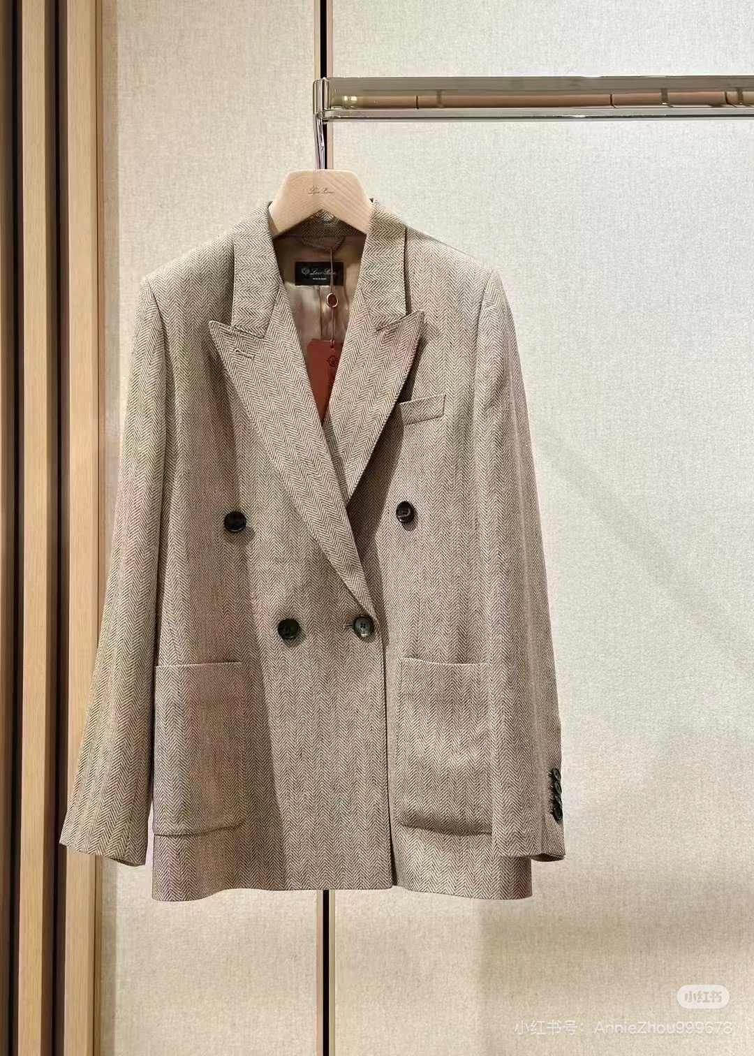 LP Autumn New Women's Custom Herringbone Linen Jacket, Sizes 36, 38, 40 4 i1750920597892 4081 0 2