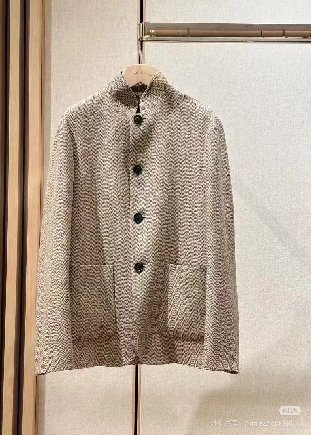 LP Autumn New Women's Custom Herringbone Linen Jacket, Sizes 36, 38, 40 2 i1750920597893 174 0 0