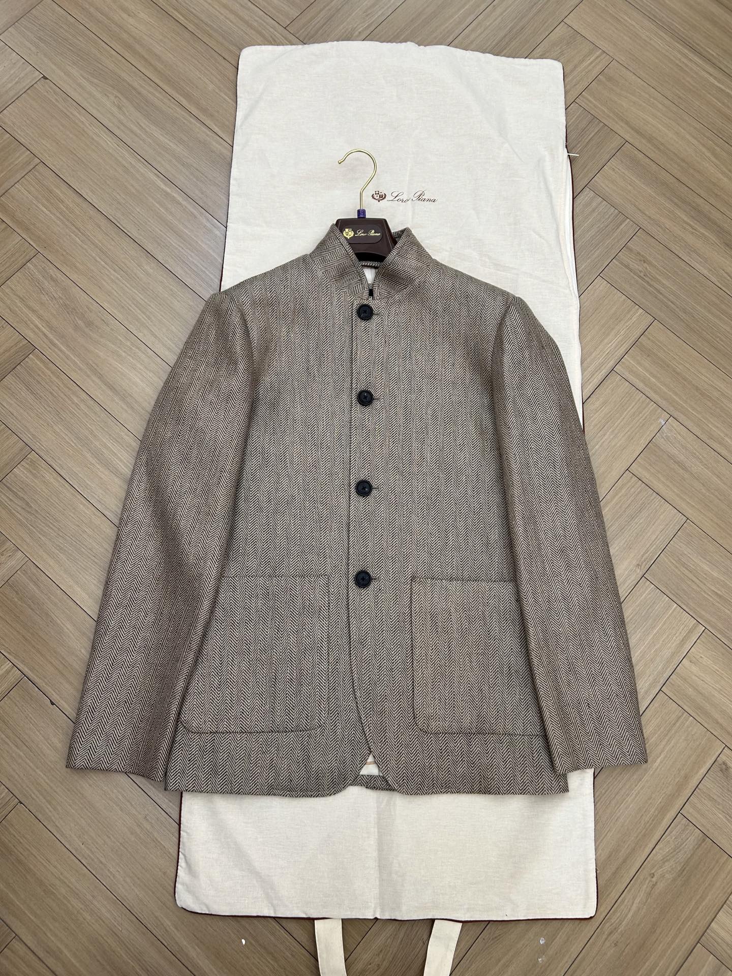 NO:560181,L new autumn herringbone pattern custom linen mountain collar jacket yb custom size 36 38 40 ready for sale, loro piana,jackets & coats,alexander wang19860909L秋季新款人字纹定制亚麻中山领外套 yb定制 尺码36 38 40 现货发售,,loro piana,jackets & coats,alexander wang,Women's clothing