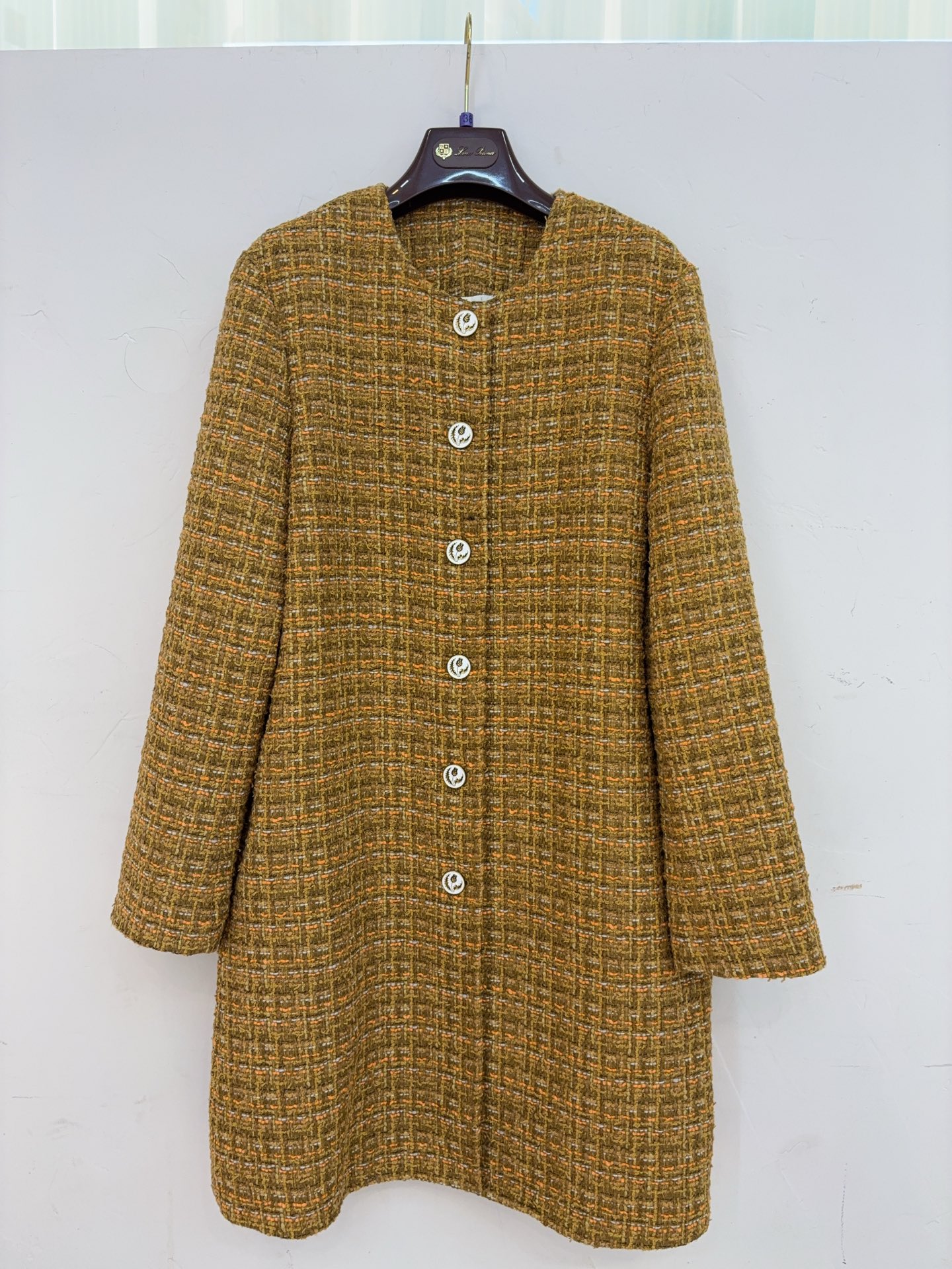 NO:492470,Real photos details L autumn new style small fragrance jacket, wool linen cotton and other materials blended tweed jacket shipped Size 36 38 40 on sale in stock, loro piano, jackets & coats, alexander wang19860909实拍细节 L秋季新款气质小香风外套 羊毛亚麻棉等材质混纺粗花呢外套 出货了 尺码36 38 40 现货发售,,loro piana,jackets & coats,alexander wang,Women's clothing