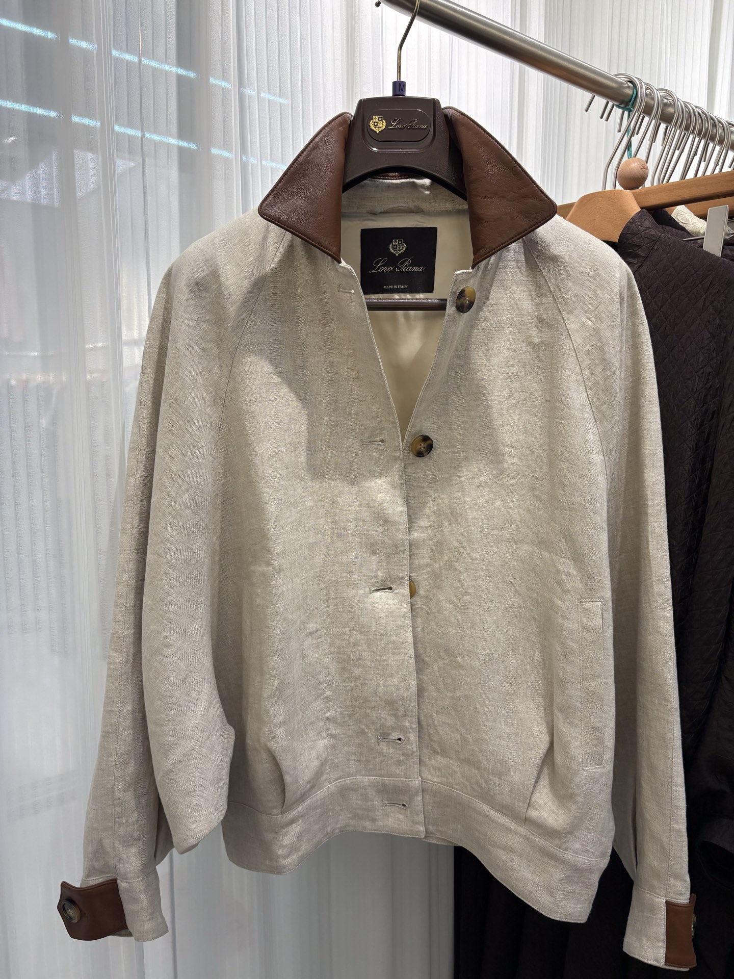 NO:507751,Real photos of real leather collar Loro iana outfit | autumn linen jacket yb custom size 36 38 40 on sale in stock, loro piana, jackets & coats, alexander wang19860909挂拍图实拍 真皮领  Loro iana穿搭｜秋季亚麻外套 yb定制 尺码36 38 40 现货发售,,loro piana,jackets & coats,alexander wang,Women's clothing