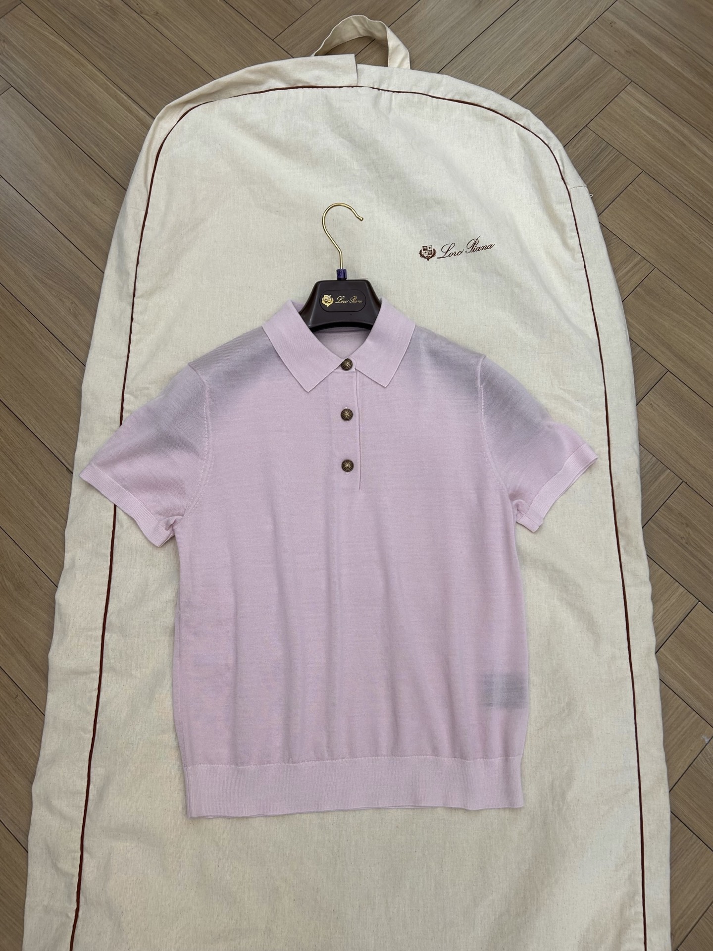 NO:795626,L new olo collar knitted short sleeves, sizes 36 38 40, ready for sale, loro piana, T-shirt,19860909L新款olo领针织短袖 尺码36 38 40 现货发售,,loro piana,T-shirt,,Women's clothing