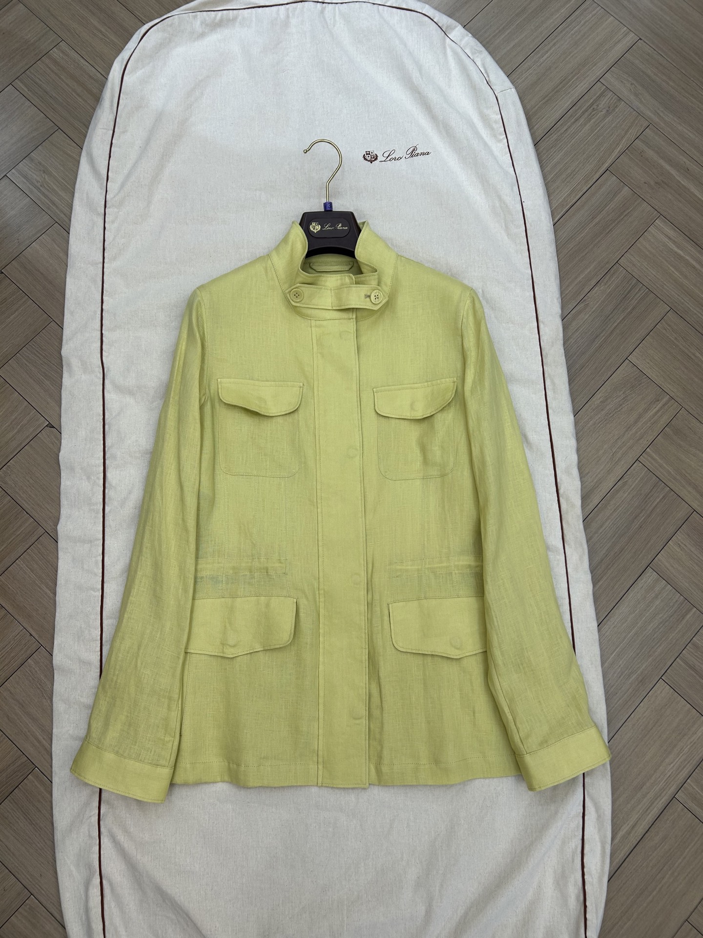 NO:832244,The classic new color is out ~ Loro iana classic linen jacket yellow size 36 38 40 ready for sale, loro piana, jackets & coats,19860909经典款新色出货了～  Loro iana 经典款亚麻外套 黄色 尺码36 38 40 现货发售,,loro piana,jackets & coats,,Women's clothing