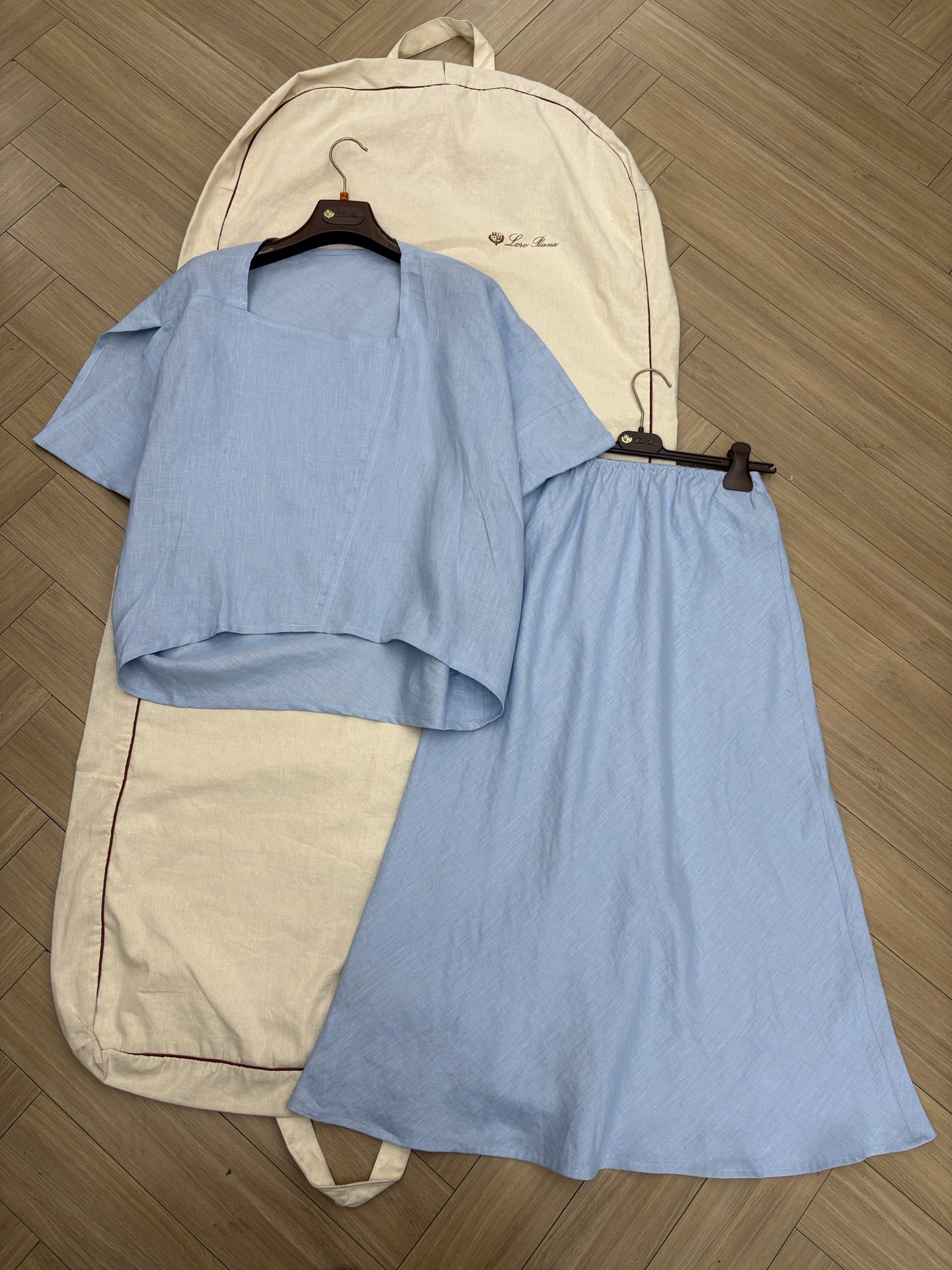 NO:888698,Ready for sale new linen top elastic waist linen skirt size 36 38 40,,skirts,19860909现货发售 新款亚麻上衣松紧腰围亚麻半裙 尺码36 38 40,,skirts,,Women's clothing