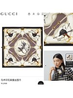 Shop the Best High Quality
 Gucci Scarf Black White Printing