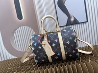Praktische en veelzijdige replica -ontwerper
 Louis Vuitton LV Keepall Tassen handtassen Monogram Eclipse Canvas M24424