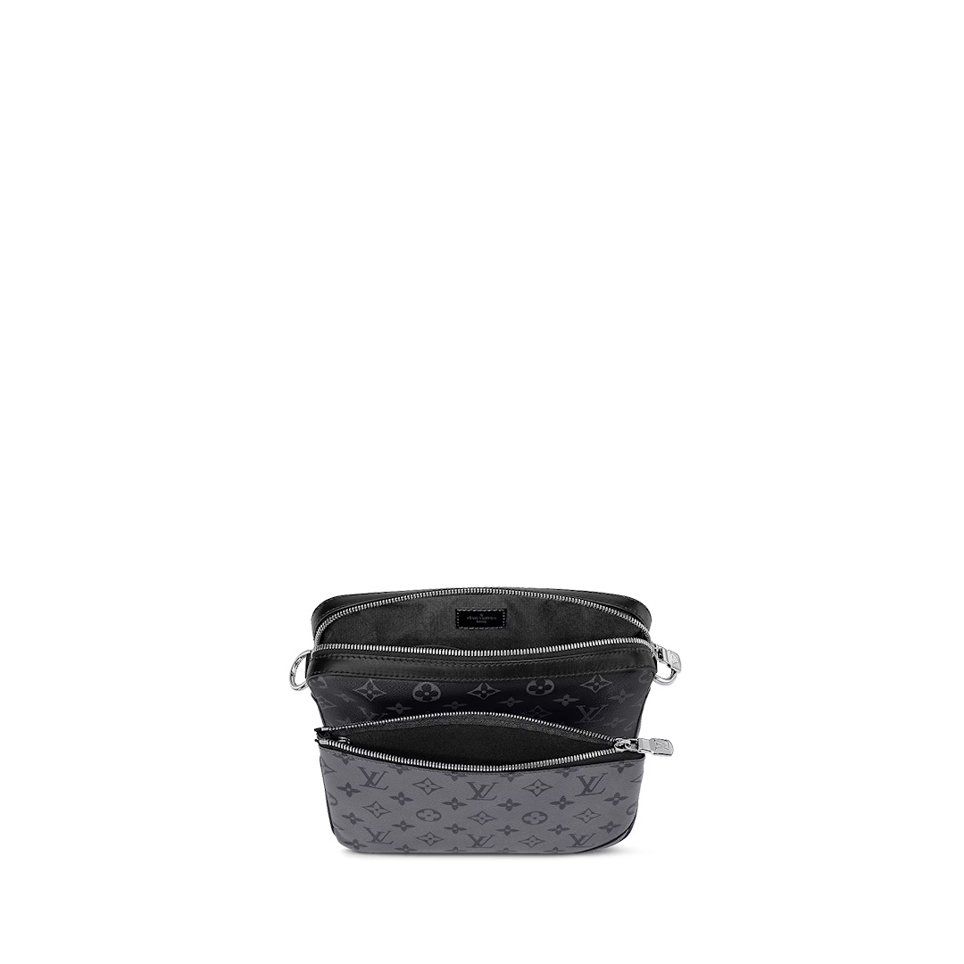 Louis Vuitton [District Small Postman Handbag] M69443 Silver Reference Photo More than 10,000 on sale