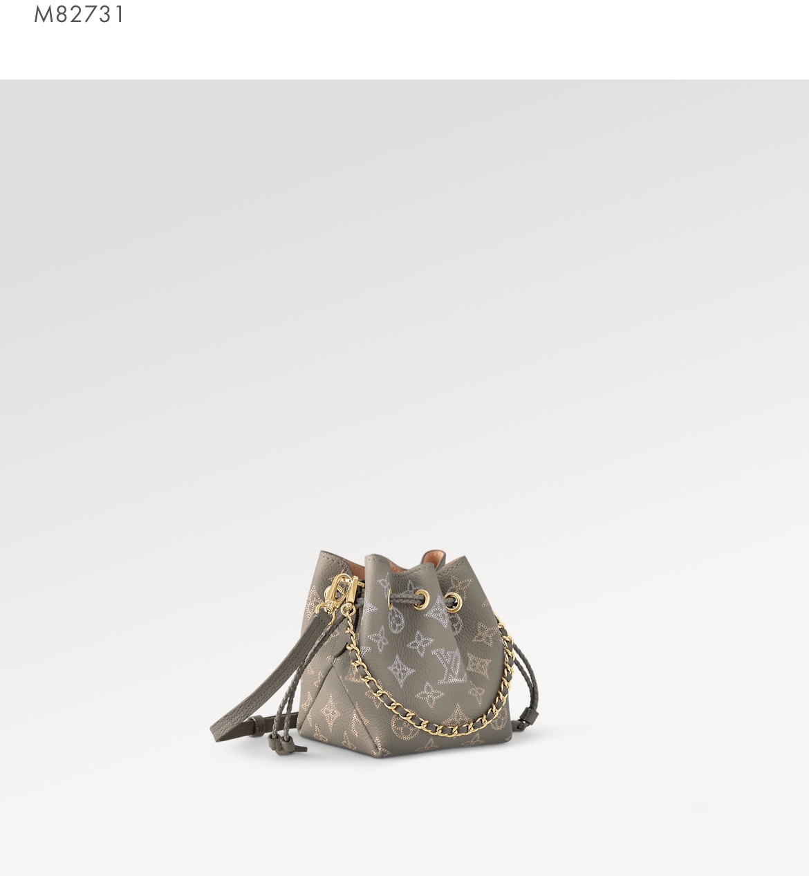 Louis Vuitton [Pico Bella Bucket Bag] Official M82731 Gray Gradient (Punched)