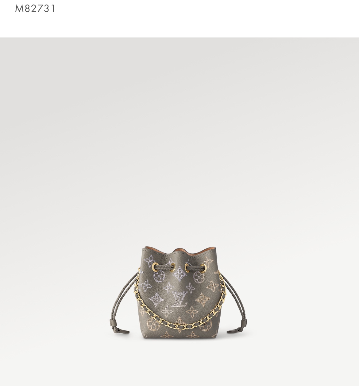 Louis Vuitton [Pico Bella Bucket Bag] Official M82731 Gray Gradient (Punched)