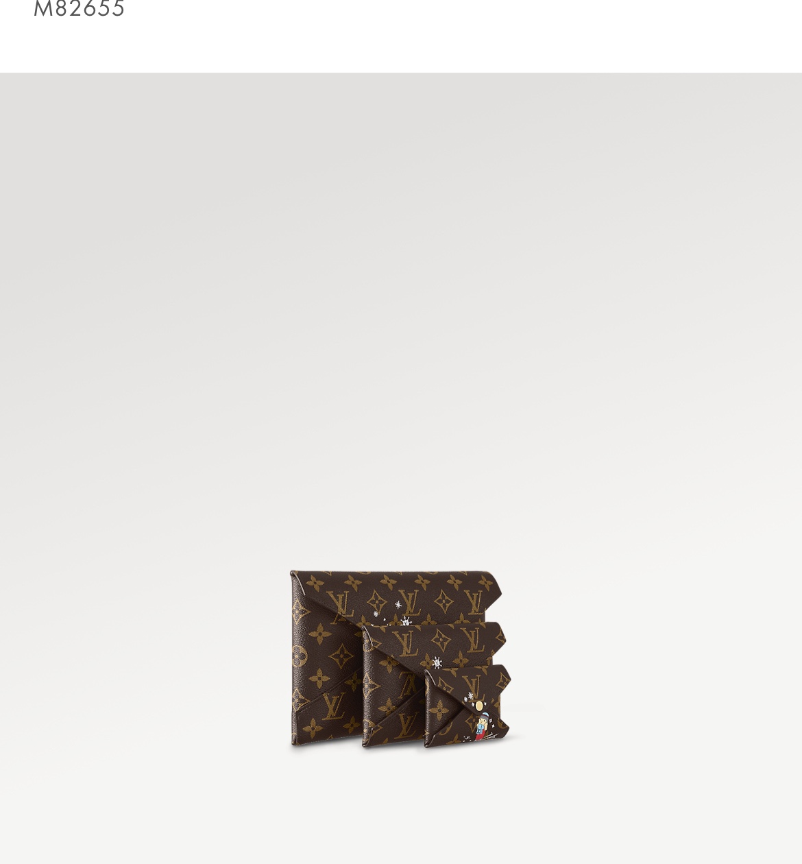 [Kirigami Pochette Clutch 2023 Christmas] M62034 82655 Silk Screen Official Reference