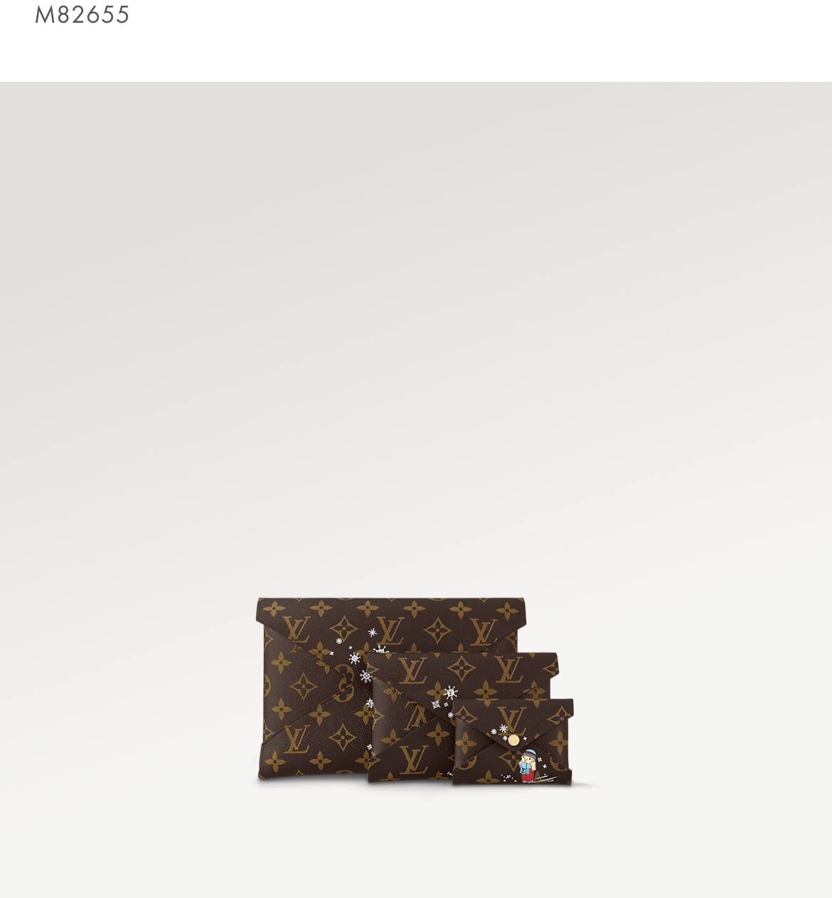[Kirigami Pochette Clutch 2023 Christmas] M62034 82655 Silk Screen Official Reference
