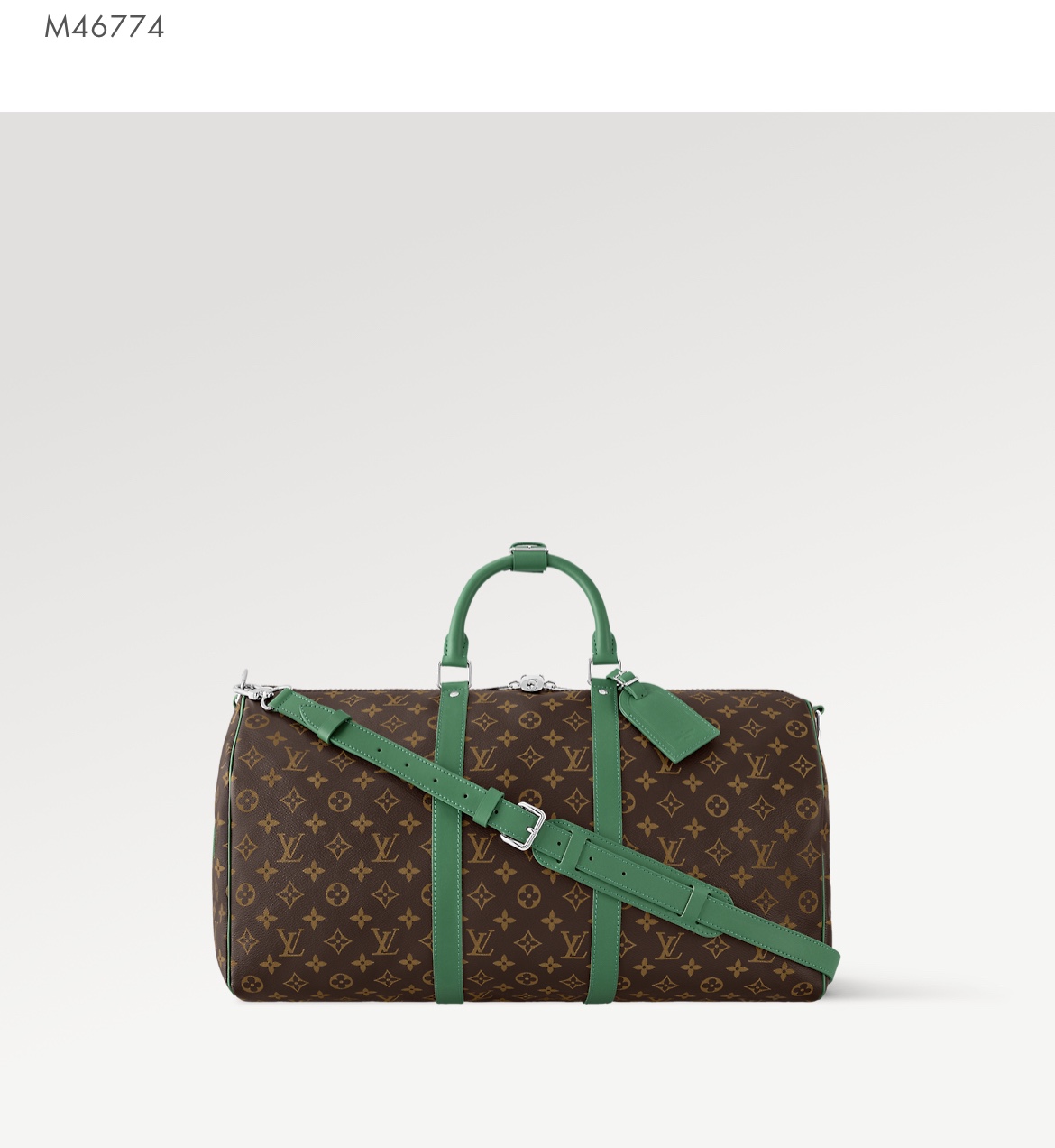 Louis Vuitton LV Keepall Travel Bags Green Canvas Fabric M41416