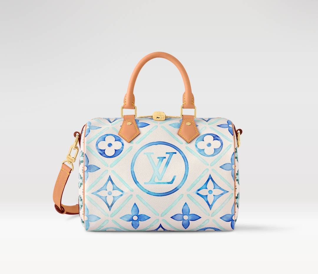 Louis Vuitton LV Speedy Taschen Handtaschen Blau Sommerkollektion M11264