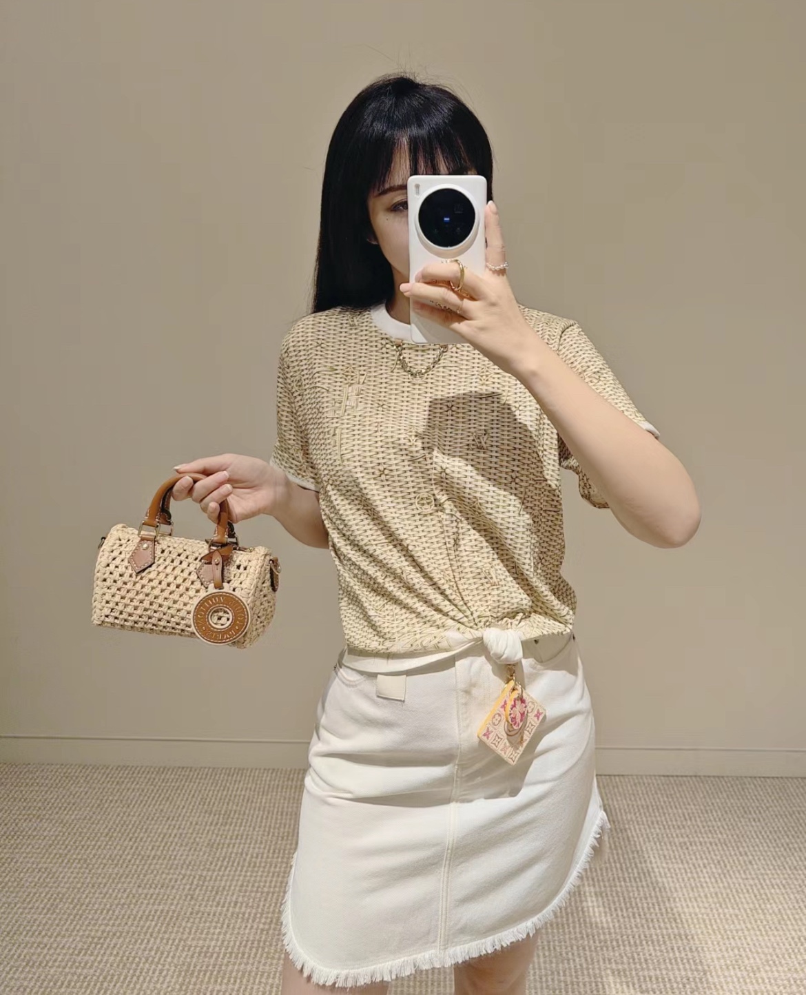 Aaaaa +
 Louis Vuitton LV Speedy Designer
 Sacs À Main Tissé Rafia M83525