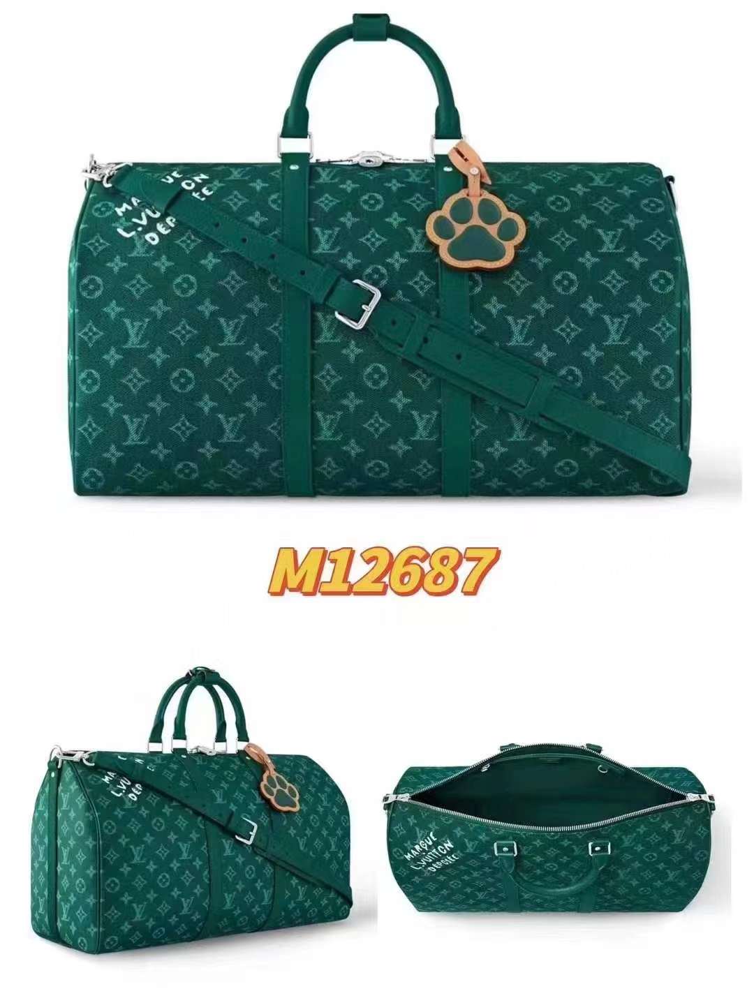 Louis Vuitton LV Keepall Sacs De Voyage Vert M41416