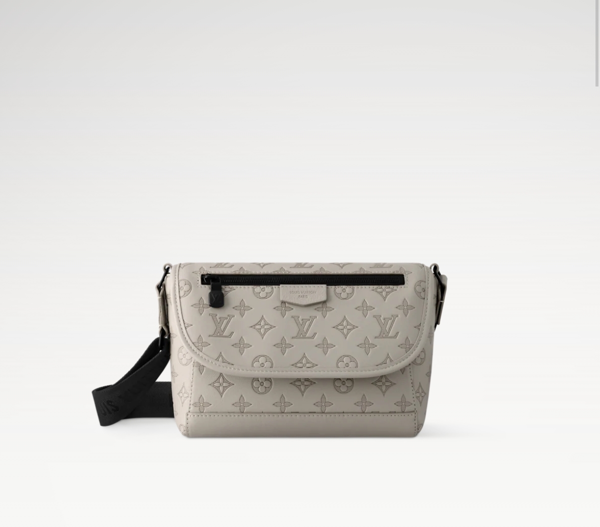 【 Pulse 邮差包】M14912 新灰色（条纹压花） 参考图