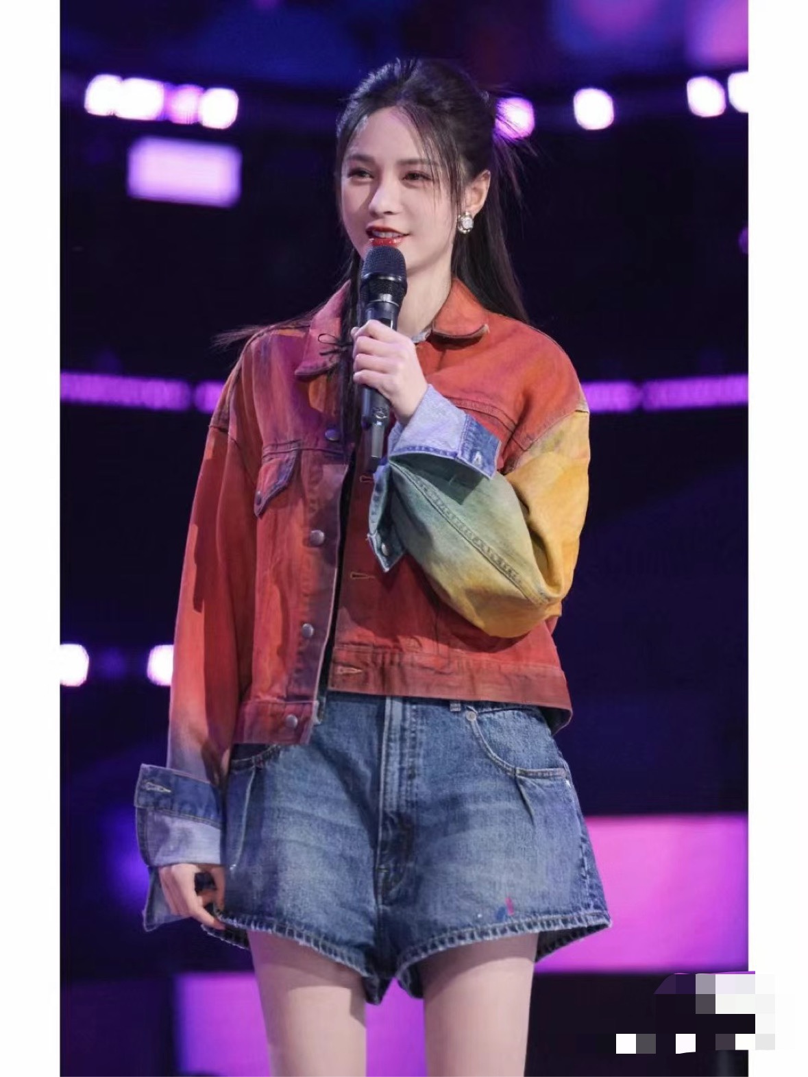 ♥️洗水喷色牛仔外套！棉 SML 