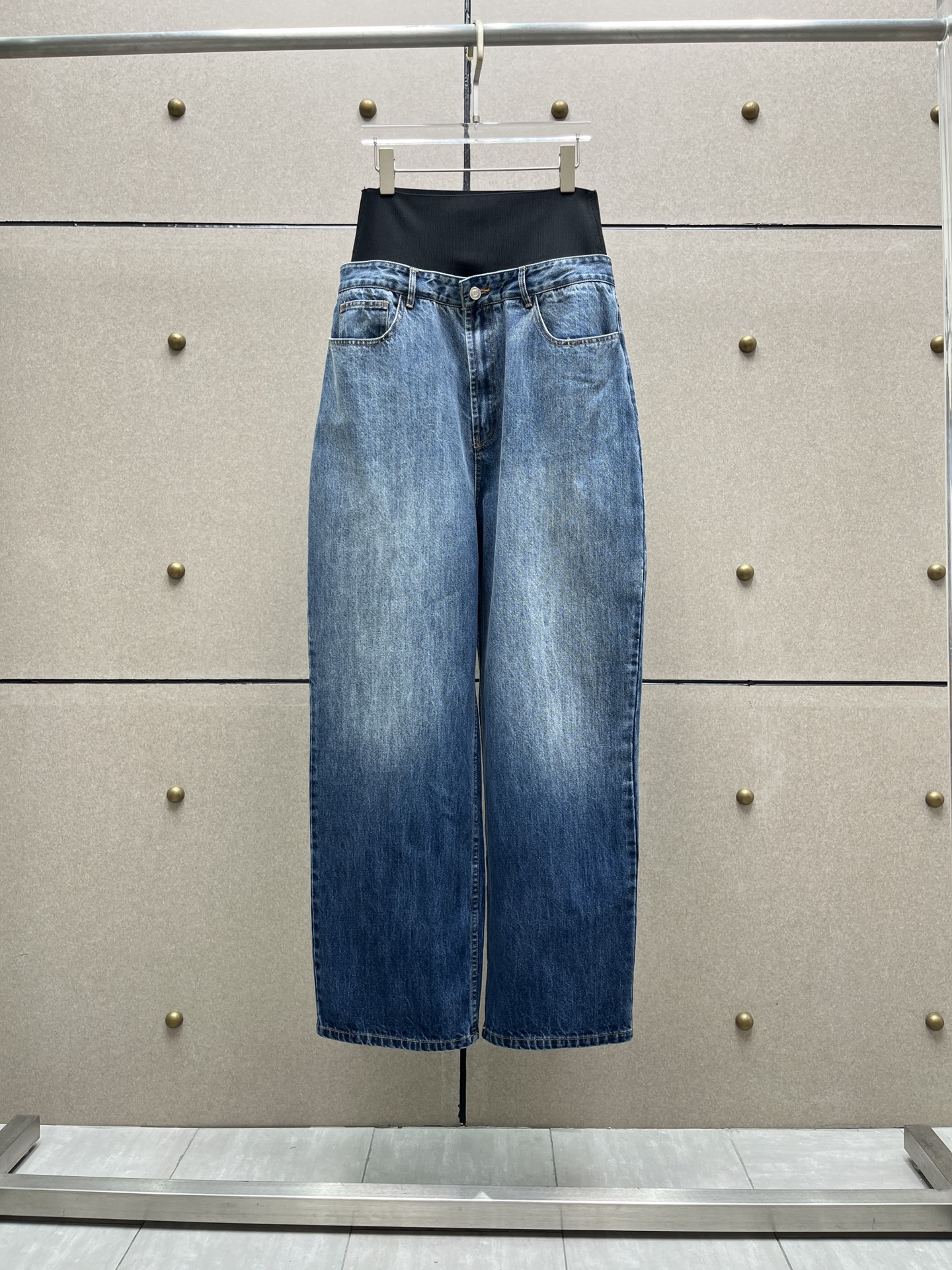 NO:331356,alai* knitted spliced ​​jeans!  SML, alaia, jeans, alexander wang19860909alai*针织拼接牛仔裤！SML,,alaia,jeans,alexander wang,Women's clothing