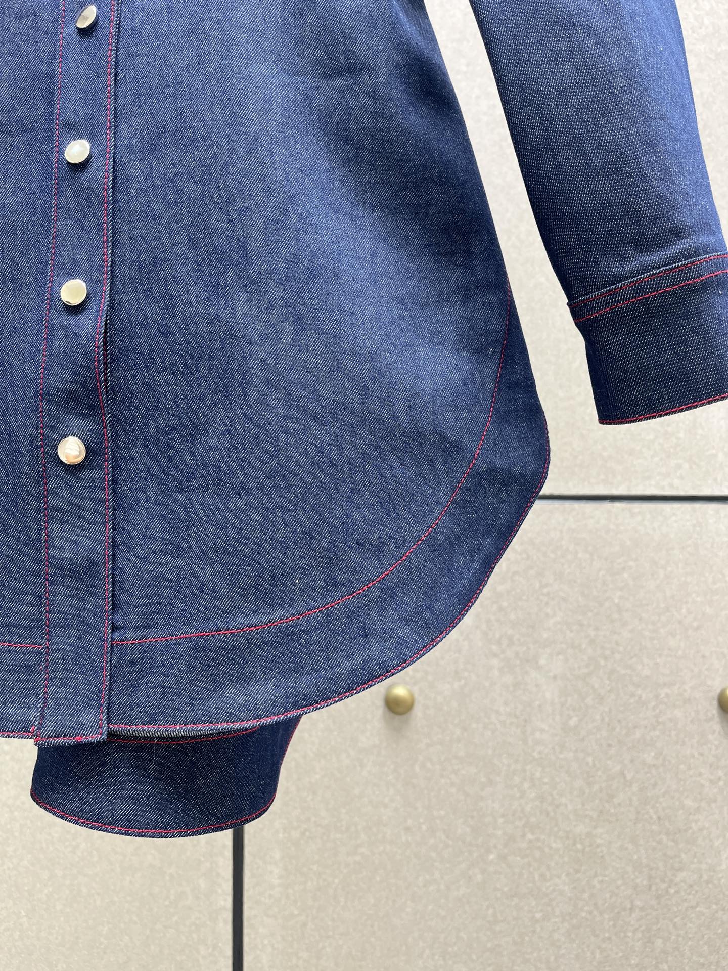 ♥️alai*修身收腰牛仔上衣！棉 SML