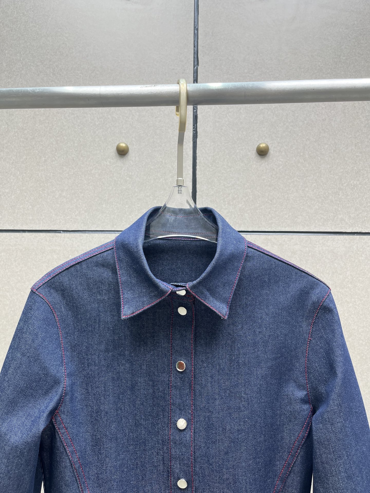 ♥️alai*修身收腰牛仔上衣！棉 SML