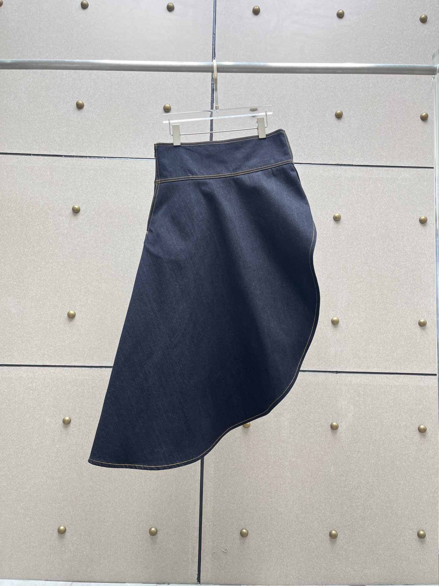 NO:331367,alai* Autumn and Winter Asymmetrical Denim Skirt!  cotton SML, alaia, skirts, alexander wang19860909alai*秋冬不对称牛仔半裙！棉 SML,,alaia,skirts,alexander wang,Women's clothing