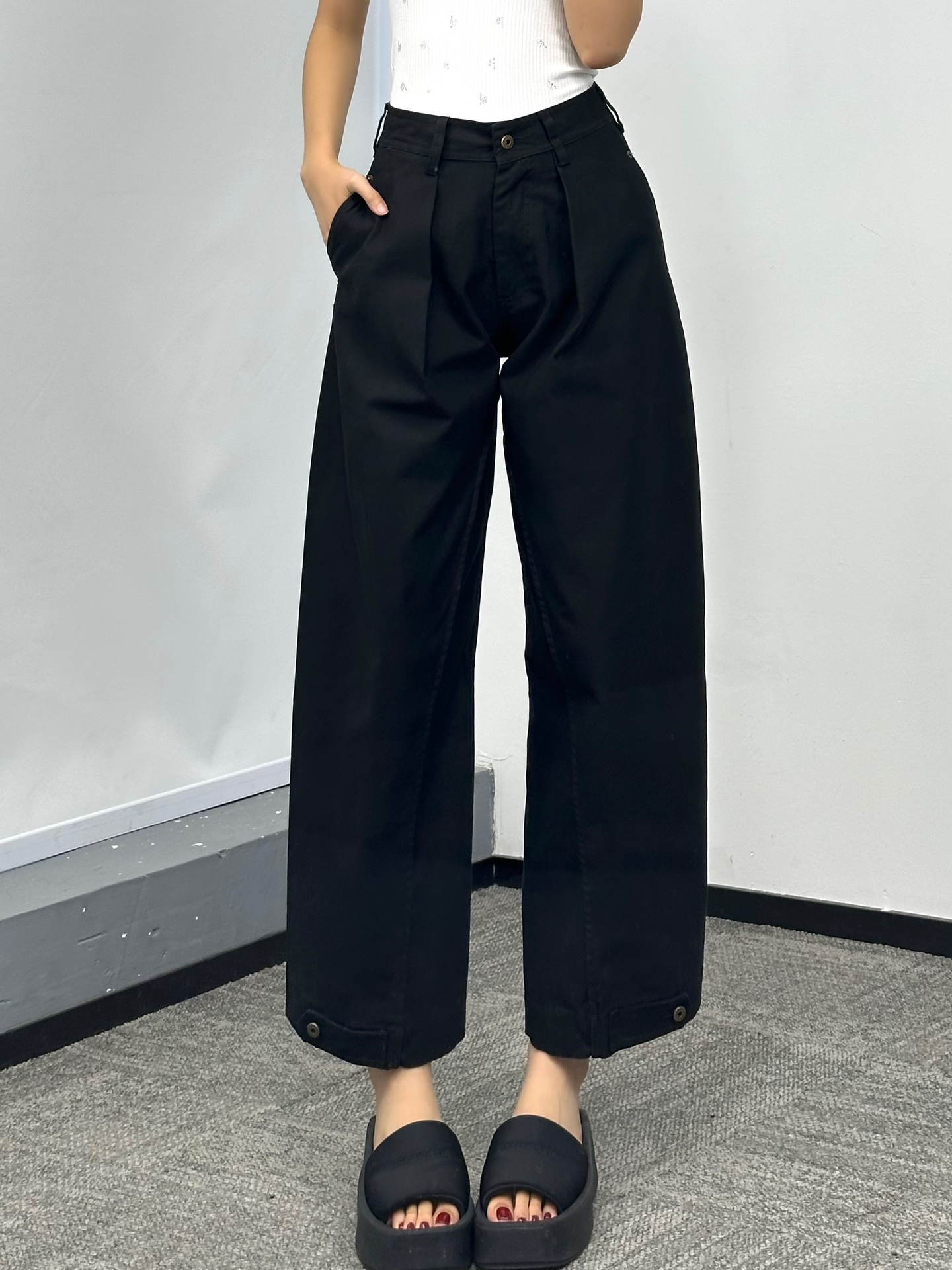 ♥️洗水萝卜工装裤！棉 两色 SML