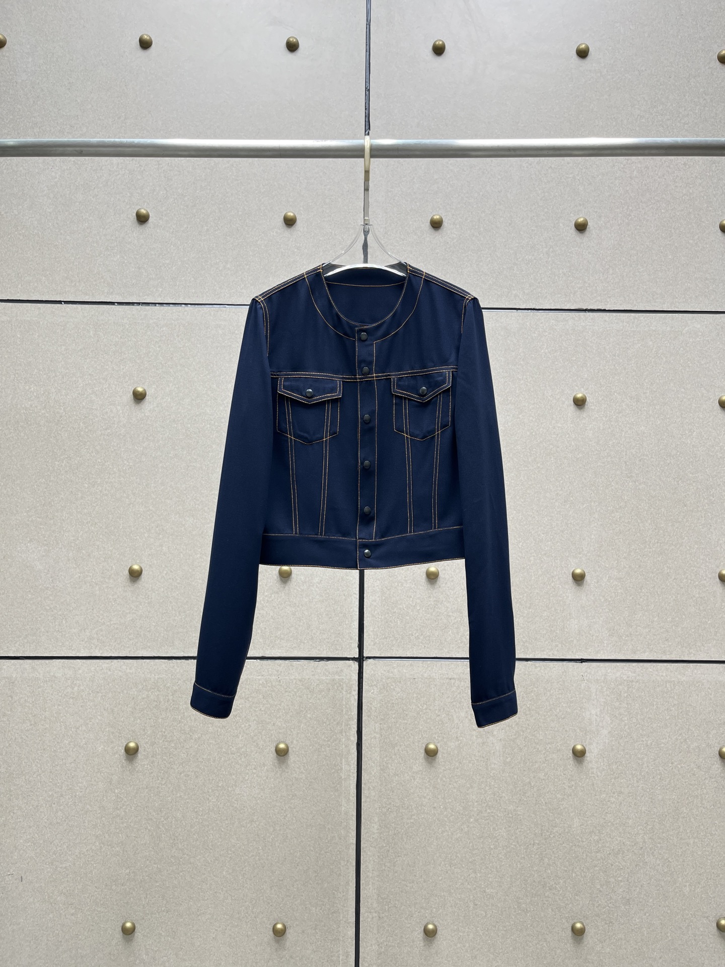 NO:331364,alai* early autumn denim top!  SML, alaia, alexander wang19860909alai*早秋牛仔走线上衣！SML,,alaia,alexander wang,Women's clothing